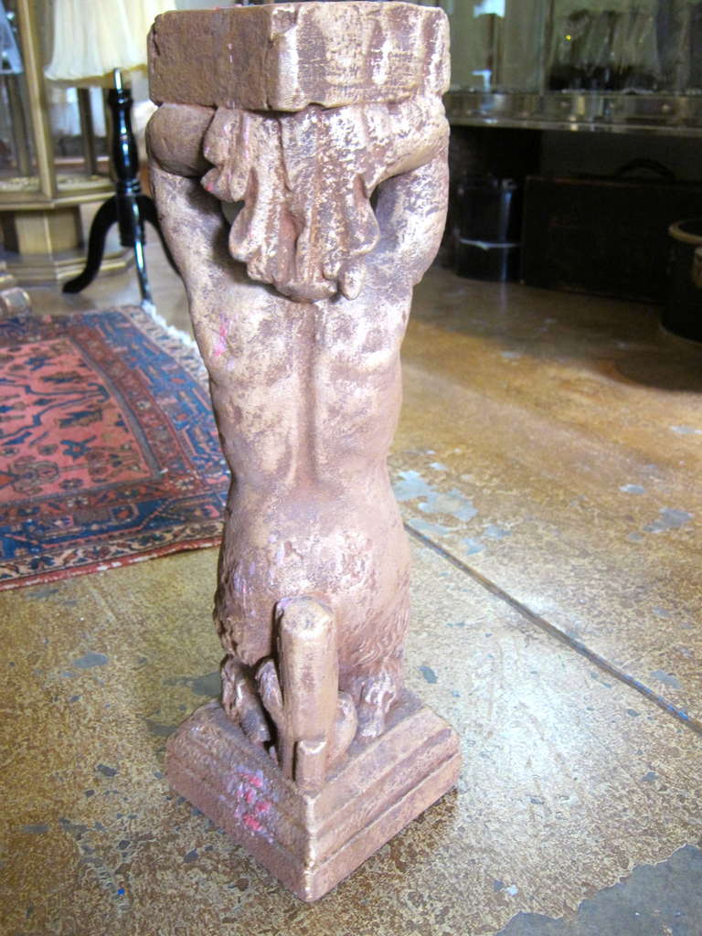 20th Century Mythic Pan Ceramic Stand
