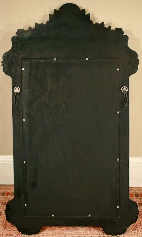 Wood Large Anglo-Indian Mother-of-Pearl-Inlaid Mirror