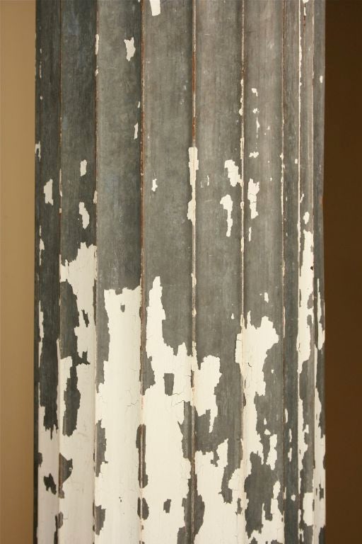 Pair of Galvanized Metal Doric Columns 1