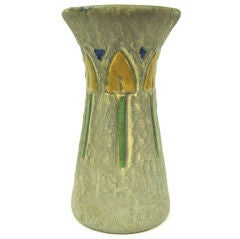 Small Stamped Roseville Vase