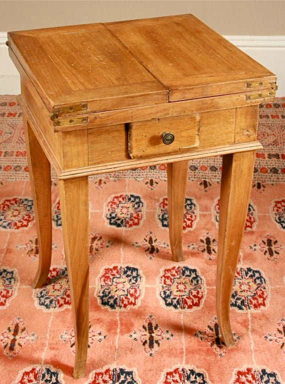 Late 19th Century Fold-Out Side Table