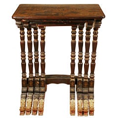 Set of Chinoiserie Nesting Tables