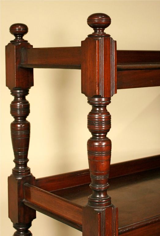 Mahogany 3-Tier Server/Etagere