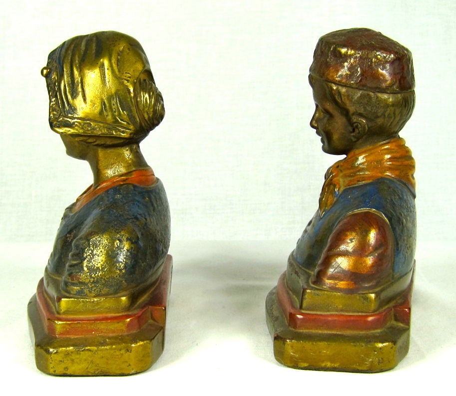 Deco Era Dante & Bea bookends