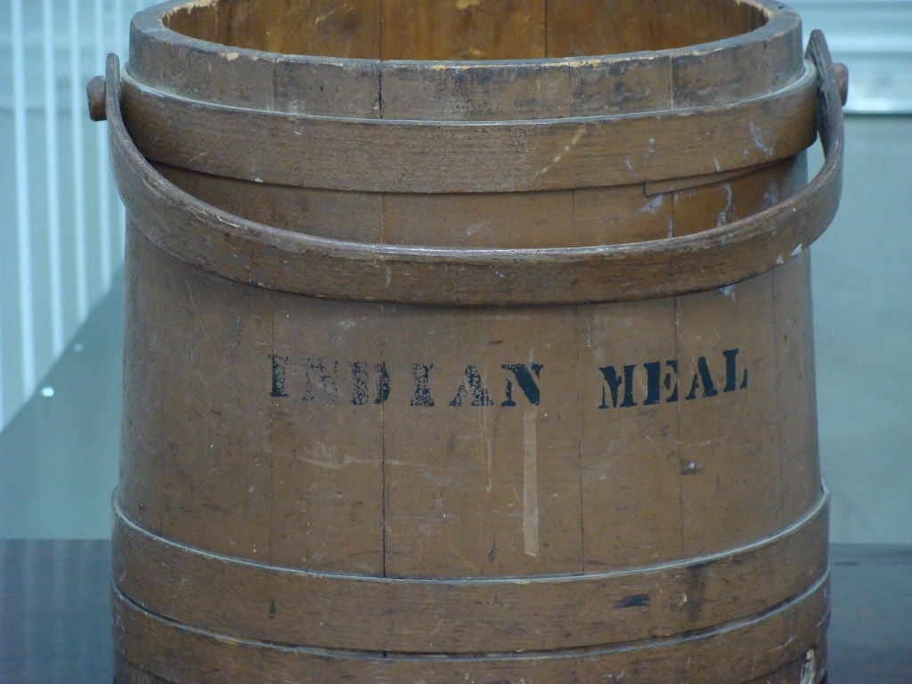 Bucket, Firkin, Shaker, Primitive, Naive Cotuit, New England 1