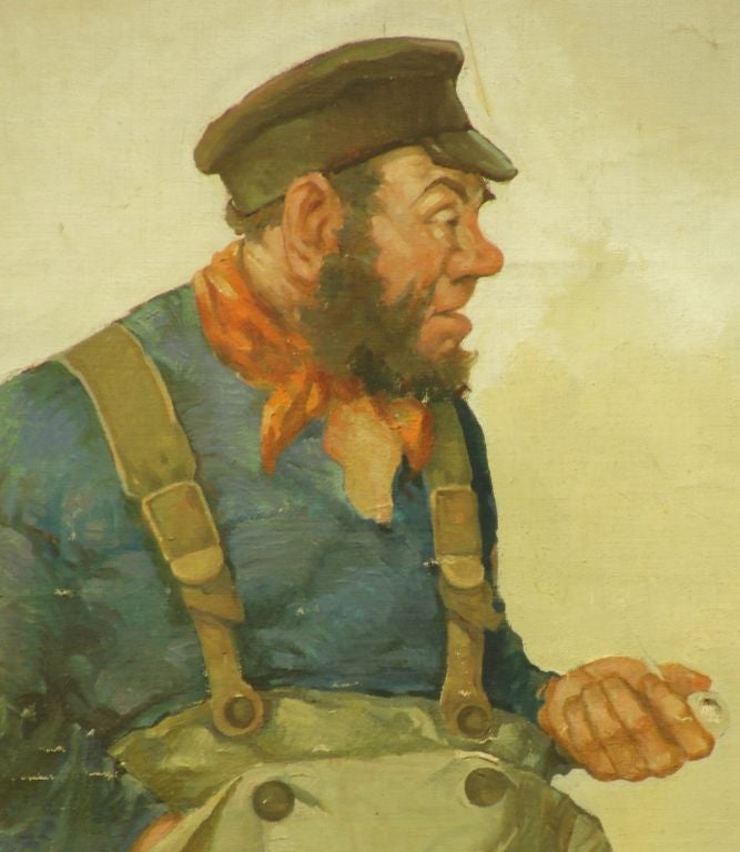 "Old Salt" Illustration art by Alfred Conyers