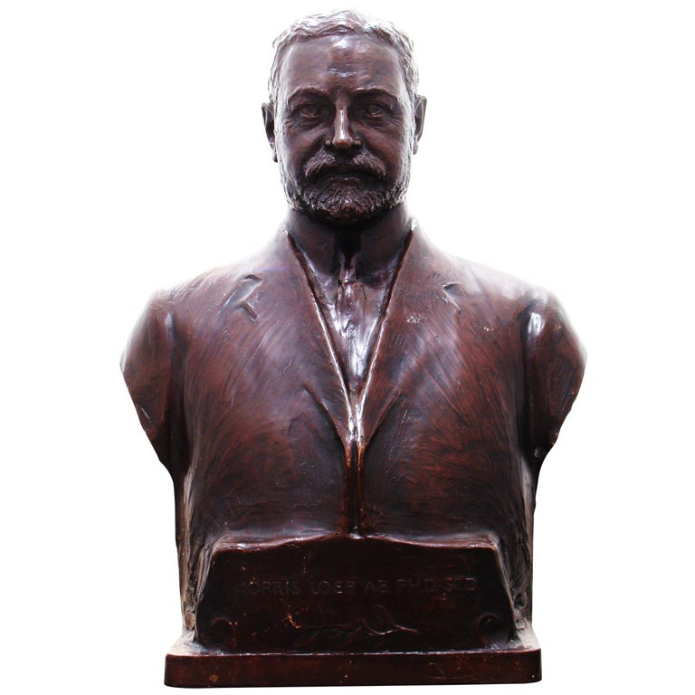 Bronze Bust of Morris Loeb by Karl Bitter