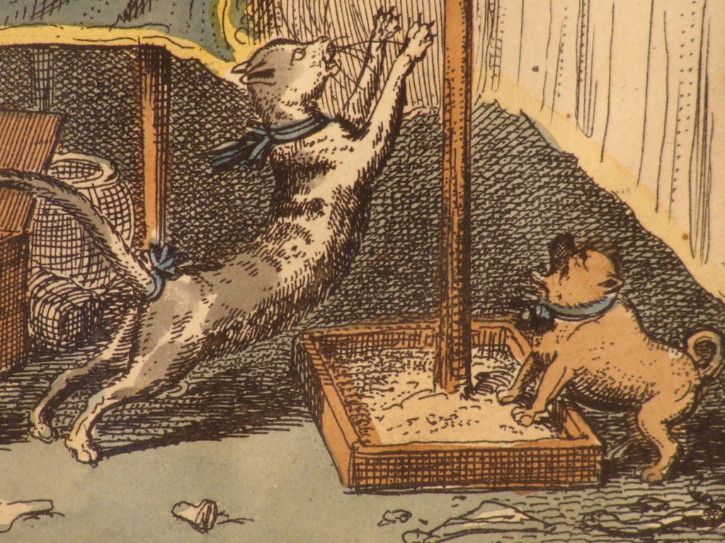 Paper Delightful Caricature with Animals by George Cruikshank
