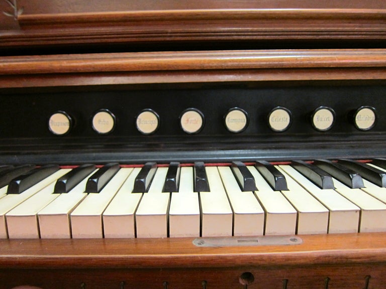 repurposed pump organ bar