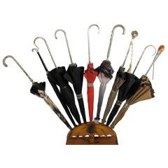 VINTAGE COLLECTION OF ANTIQUE UMBRELLAS-PERFECT FOR COLLECTORS