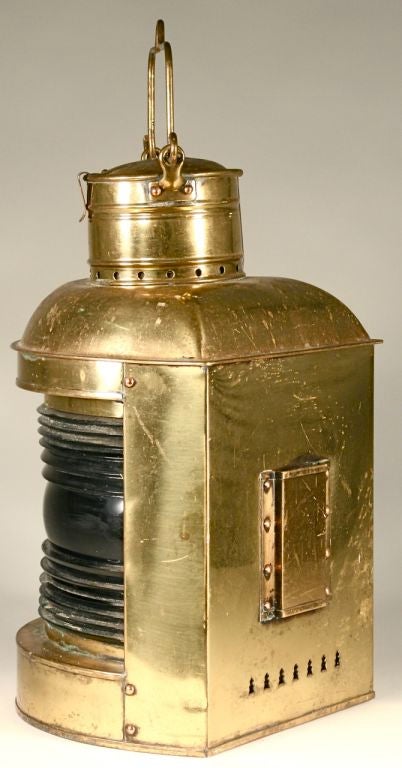 American 1920s Perko Marine Lantern