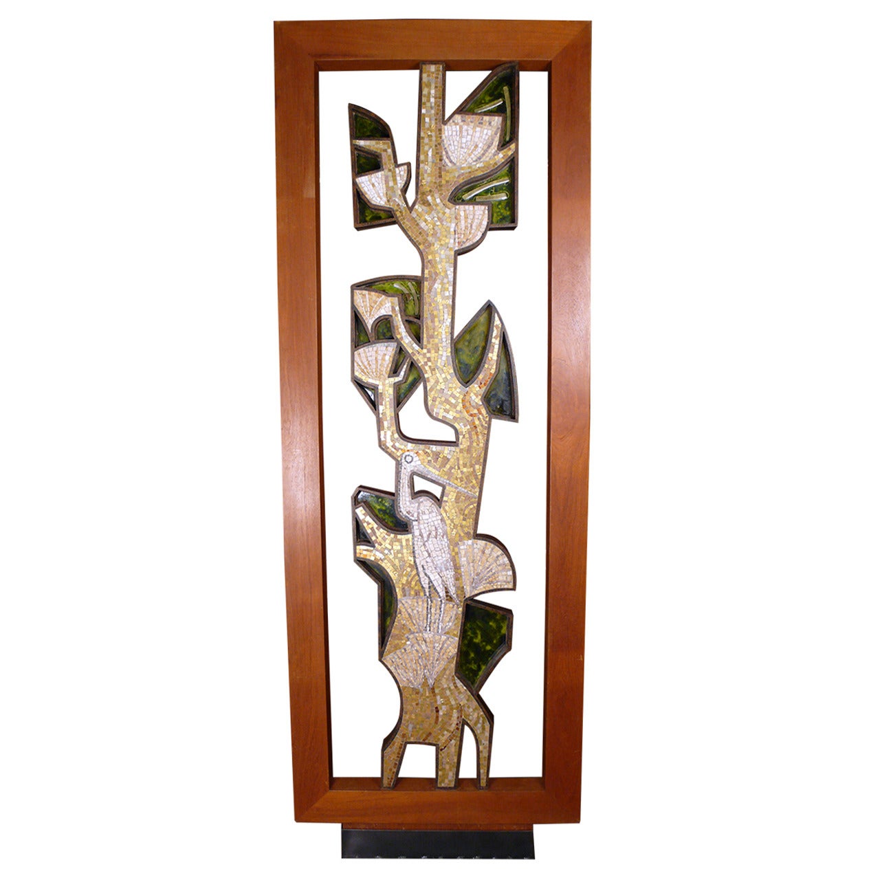 Millard Sheets and Octavio Medellin, Freestanding Heron Mosaic Sculpture