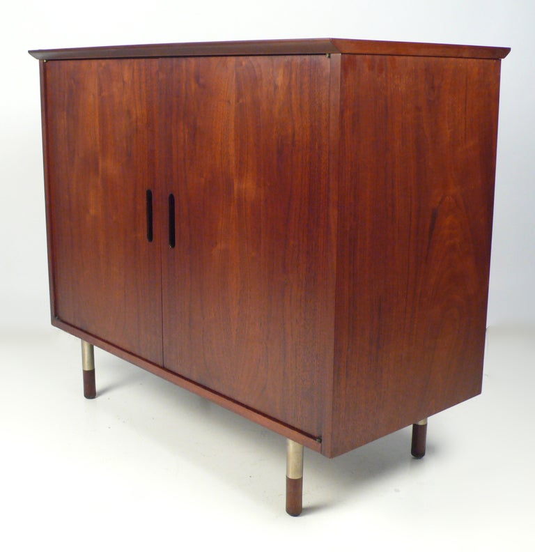 American Matching Pair of Credenzas by Jack Cartwright for Founders 