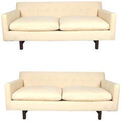 Matching Pair of Settees by Edward Wormley for Dunbar