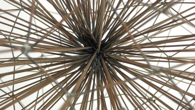 Harry Bertoia Style Dandelion Sculpture In Good Condition In Dallas, TX