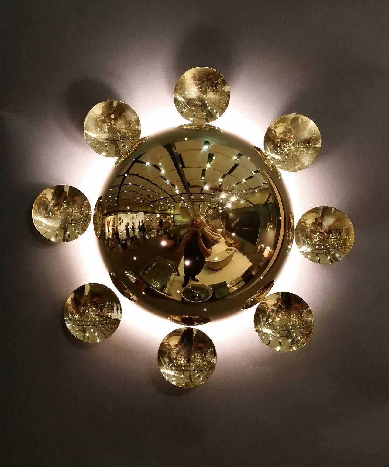 Paavo Tynell Sconce or Ceiling Fixture In Good Condition In Dallas, TX