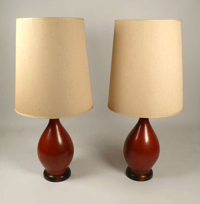 oxblood lamps