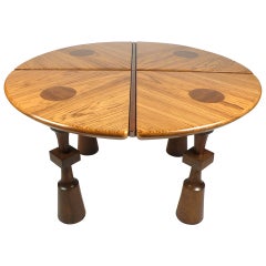 California Craftsman Exotic Wood Game Table