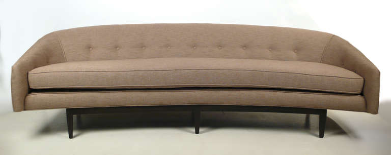 American Curved Sofa by Harvey Probber