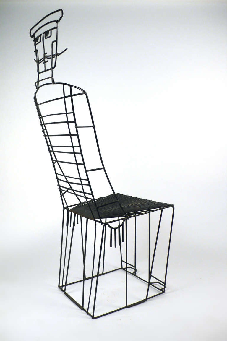 Mid-20th Century John Risley His and Hers Patio Chairs