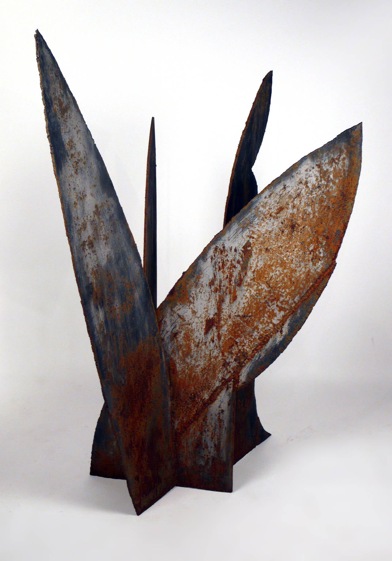 Sam Jagoda Brutalistische Skulptur (Stahlschnitt) im Angebot