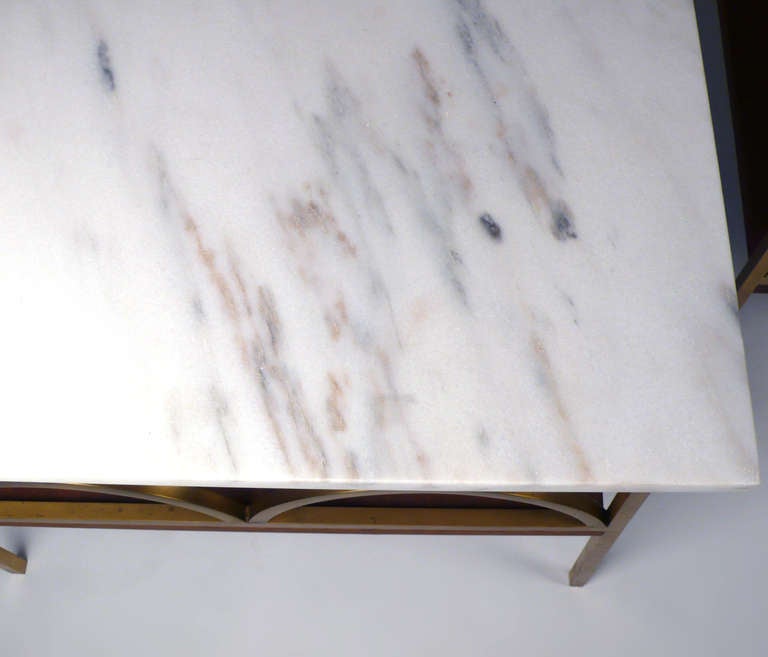 Brass and Marble Side Tables 3