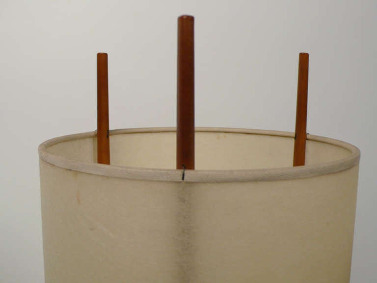 Mid-20th Century Pair of Cylinder Lamps by Isamu Noguchi