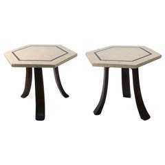 Harvey Probber Hexagonal Side Tables