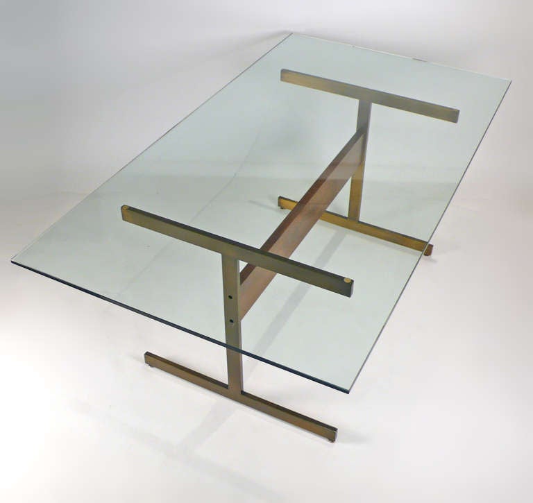 Mid-Century Modern Roland Carter I-Beam Table Desk