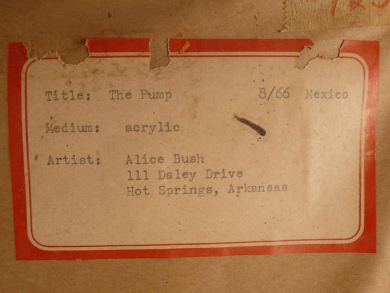 Mid-20th Century The Pump by Alice Bush