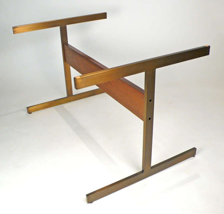 Mid-20th Century Roland Carter I-Beam Table Desk