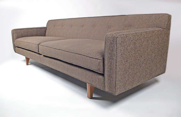 Mid-Century Modern Dunbar Bracket Back Sofa
