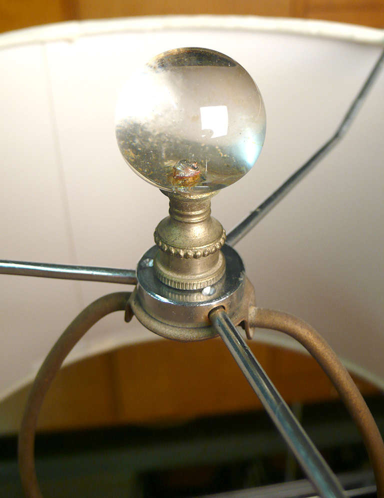 Art Deco Gilt Silver Lamps 5
