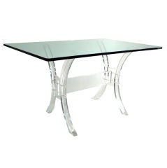 Lucite Writing/Console Table