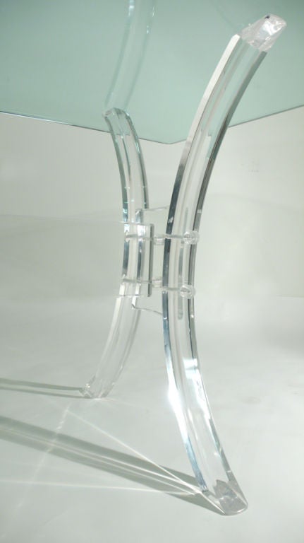 Lucite Writing/Console Table 2