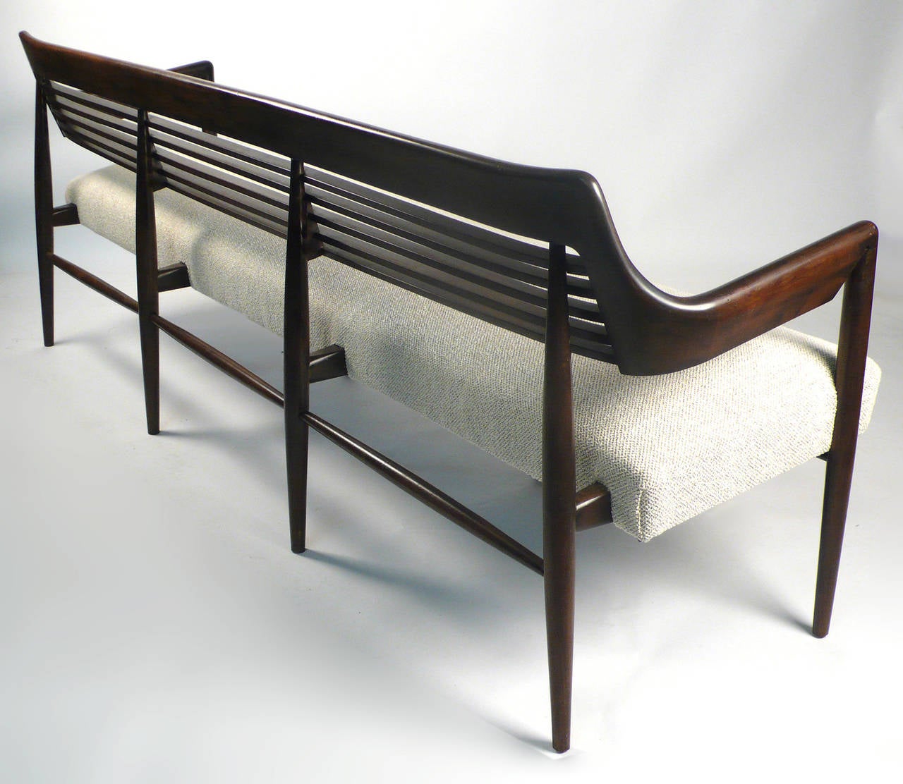 Carved Architectural Slatted Dassi Bench