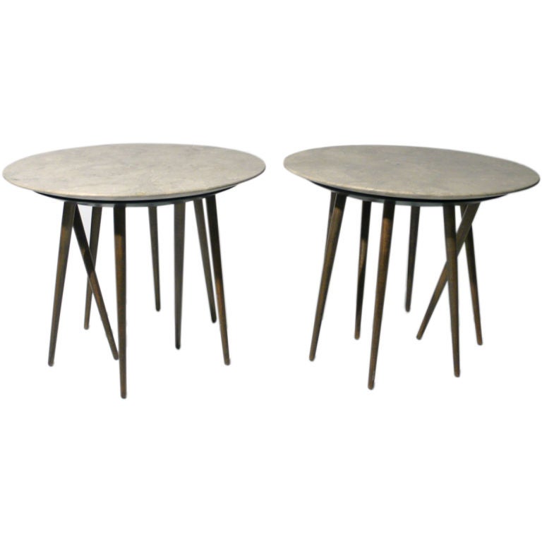 Lawrence Laske Toothpick Tables for Knoll