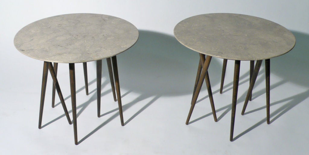 Lawrence Laske Toothpick Tables for Knoll