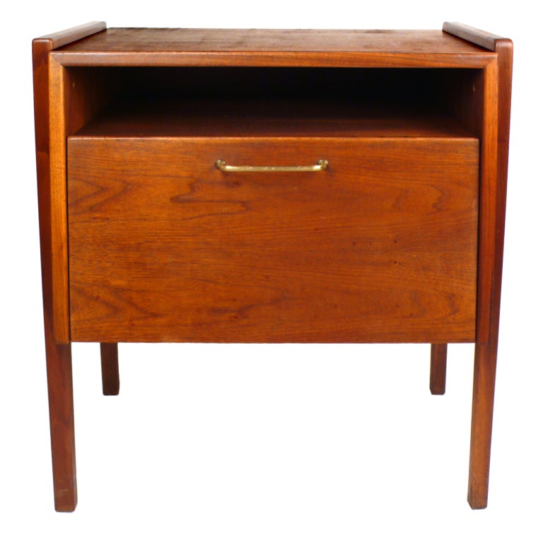 Side Table/ Storage by Jens Risom at 1stdibs