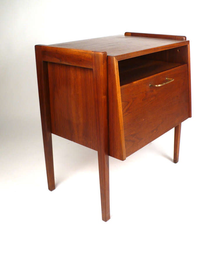 Side Table/ Storage by Jens Risom at 1stdibs