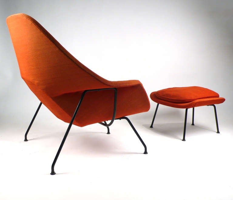 Mid-Century Modern Early Eero Saarinen Womb Chair, Great Provenance