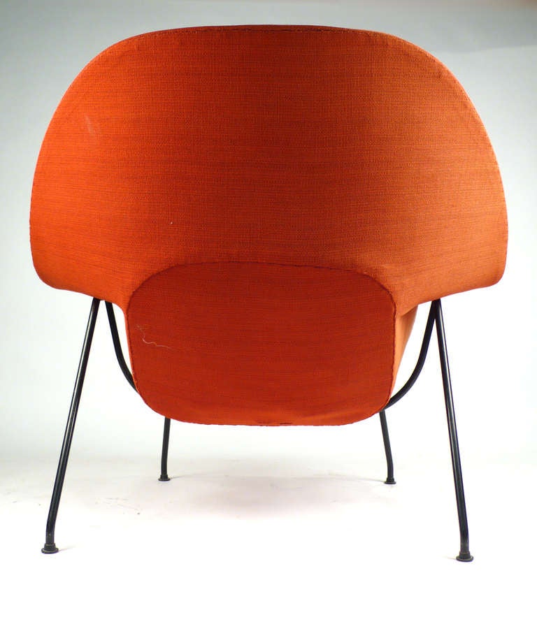 Early Eero Saarinen Womb Chair, Great Provenance In Good Condition In Dallas, TX