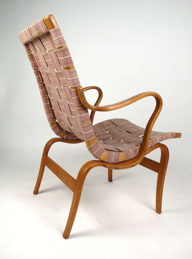 Scandinavian Modern Early Bruno Mathsson Eva Chair