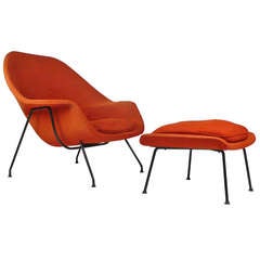 Early Eero Saarinen Womb Chair, Great Provenance