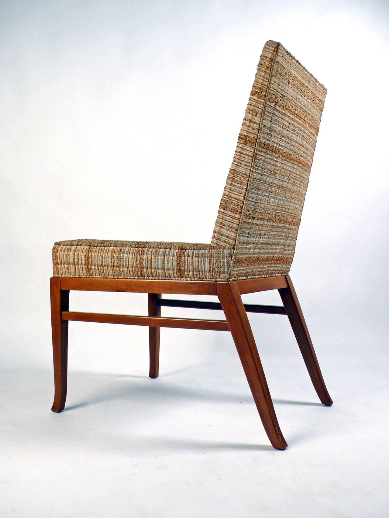 Six Upholstered Dining Chairs in the Manner of T.H. Robsjohn-Gibbings 1
