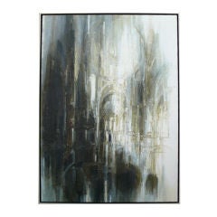 Donald Stoltenberg Abstract Impressionist Painting