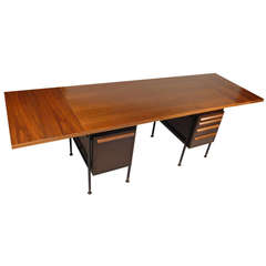 Rare Edward Wormley Drop-Leaf Desk / Dining Table