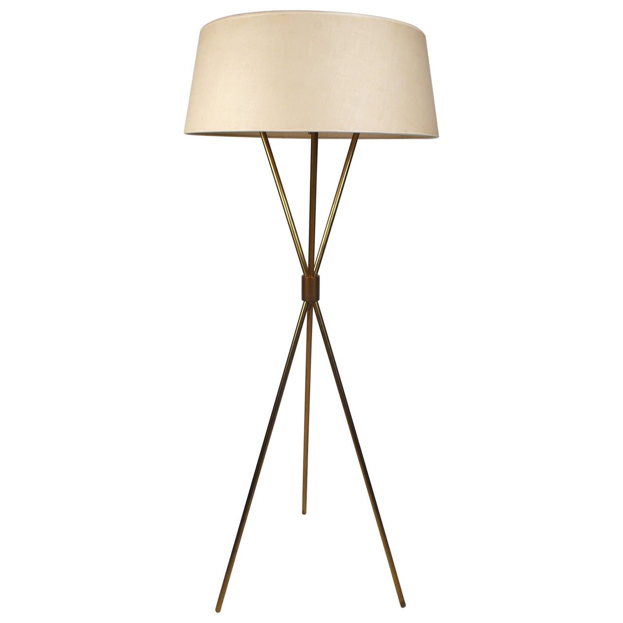 T.H. Robsjohn-Gibbings Tripod Floor Lamp for Hansen