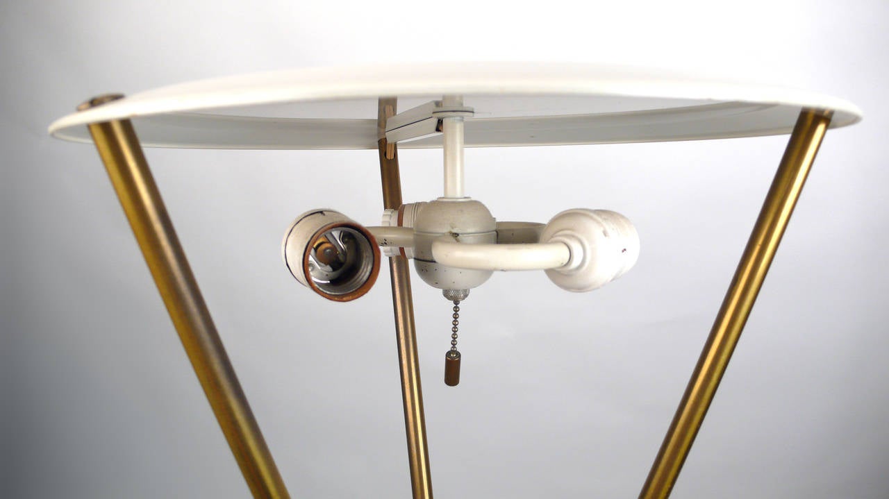 Mid-20th Century T.H. Robsjohn-Gibbings Tripod Floor Lamp for Hansen