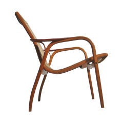 Sculptural Swedish Lounge Chair